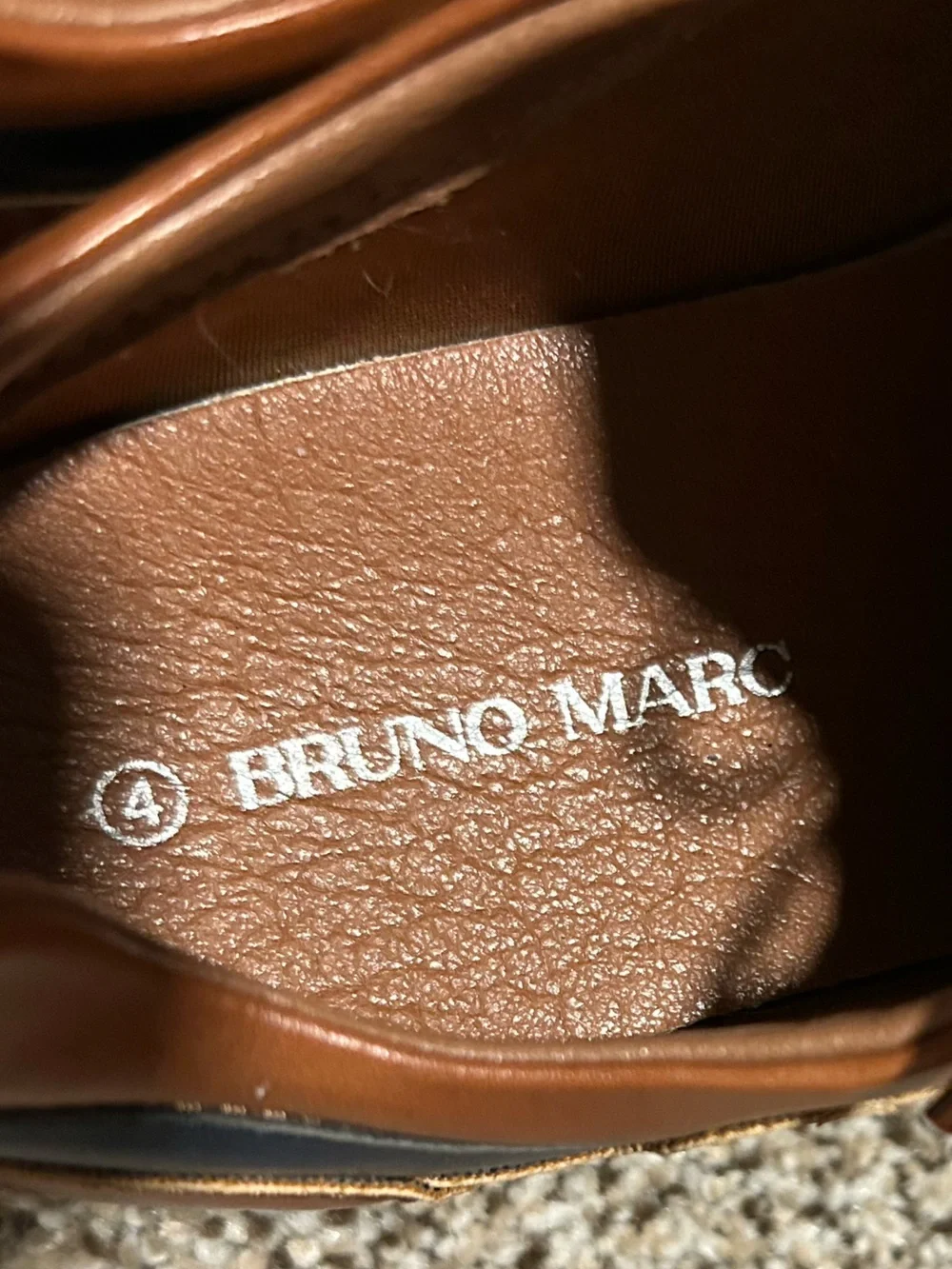 Bruno Marc | Boys Lace-Up Dress Shoes in Cognac Brown